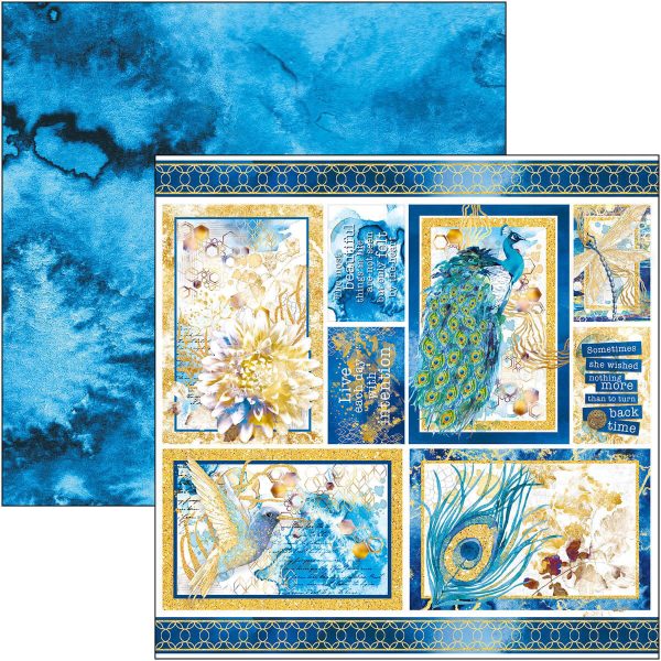 Indigo Patterns Pad 12x12 8 Pkg on Sale