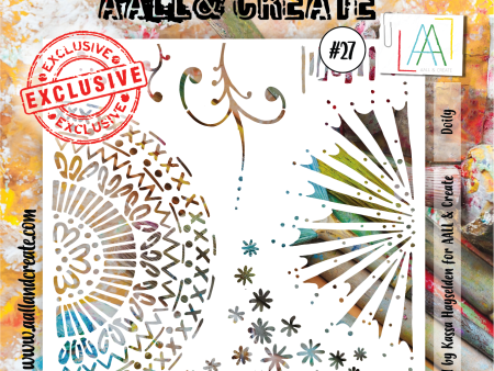 AALL and Create Stencil - 27 - Doily Cheap