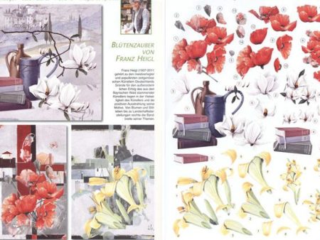 3D Precut Twin Pack Franz Heigl Dogwood, Poppy, Lily Online Hot Sale