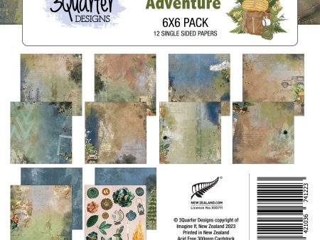 3Quarter Designs - 6  X 6  Paper Pack - Wilderness Adventures Sale