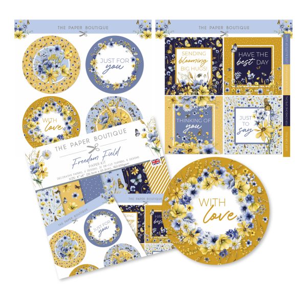 The Paper Boutique Freedom Field Paper Kit Online Sale