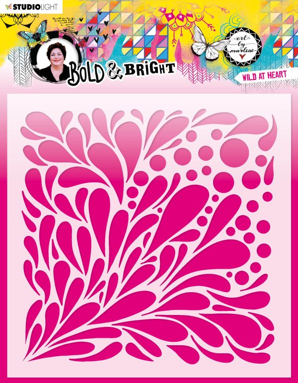 ABM Mask Wild At Heart Bold & Bright 200x200x1mm 1 PC nr.66 Discount