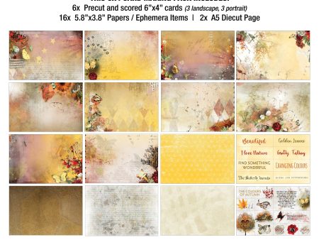 3Quarter Designs - Card Collection - Autumn Butterfly Hot on Sale