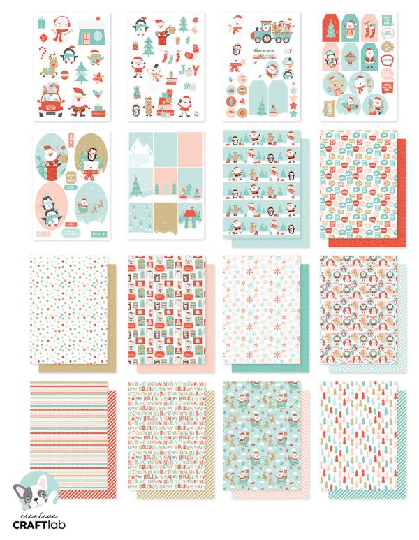 CCL DIY Block Santa Stop Here Essentials 297x210x9mm 32 SH nr.35 Online Hot Sale