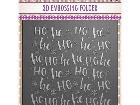 3D Embossing Folder Square - Ho Ho Supply