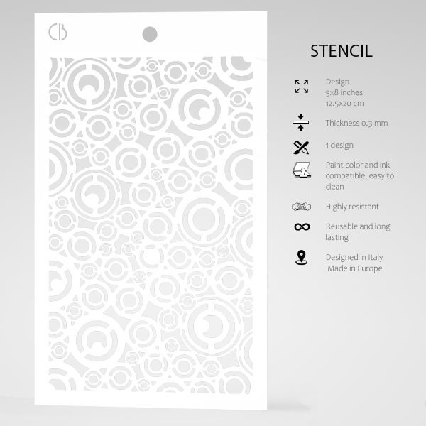 Texture Stencil 5 x8  Washers Online Sale