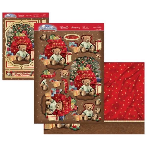 Christmas Wishes Deco-Large Set - A Beary Merry Christmas Cheap