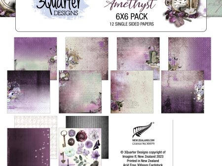 3Quarter Designs - Enchanted Amethyst - Paper Pad 6 x 6 Discount