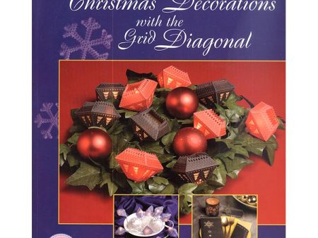 Pergamano Book Christmas Decorations with Diagonal Grid For Sale