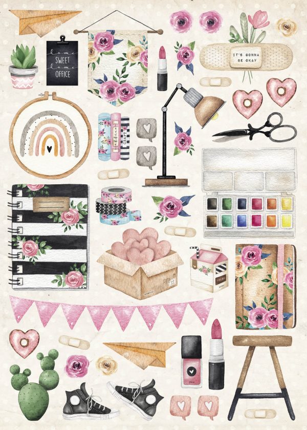 SL DIY Block Love To Create Essentials 294x210xmm 1 PC nr.16 on Sale