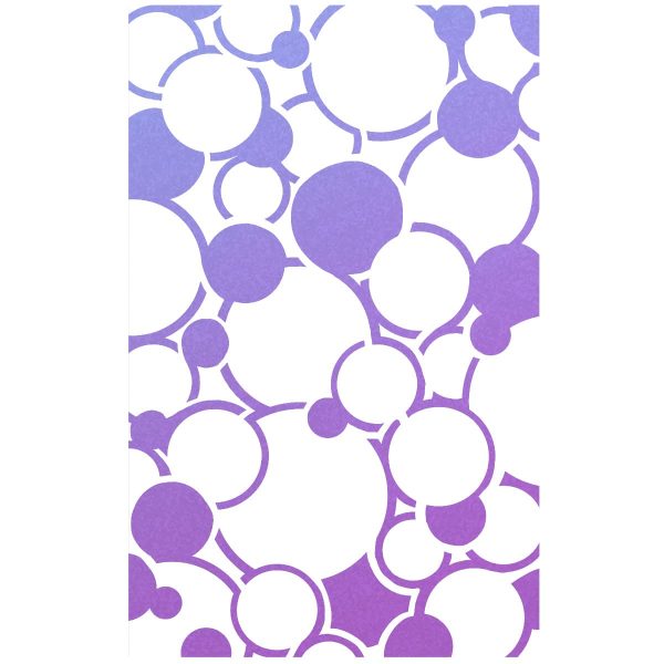 Texture Stencil 5 x8  Bubbles Online