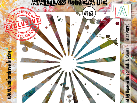 AALL and Create Stencil - 163 - Starburst Online Hot Sale