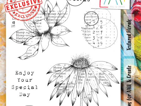 AALL and Create Stamp Set - 531 - Textured Florals Sale