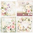 Ciao Bella Blooming Patterns Pad 12 x12  8 Pkg Supply