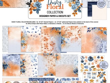 3Quarter Designs - Dusky Floral - Scrapbook Collection Hot on Sale