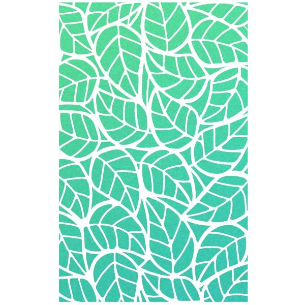 Ciao Bella Texture Stencil 5 x8  Leaves Discount