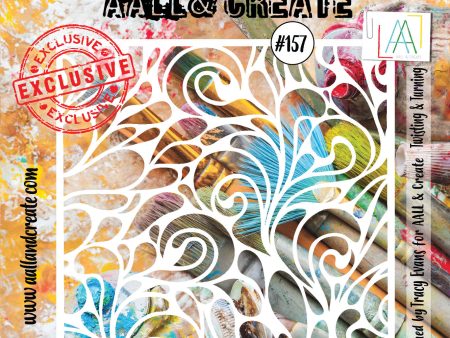 AALL and Create Stencil - 157 - Twisting & Turning Online Sale