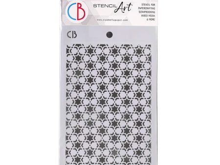 Texture Stencil 5 x8  Double Star Hot on Sale