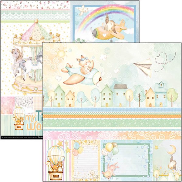 Ciao Bella My Tiny World Pad 8 x8  12 Pkg Online now