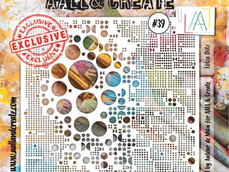 AALL and Create Stencil - 039 - Lotza Dotz For Discount