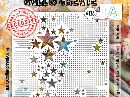 AALL and Create Stencil - 126 - Lotza Starz For Discount