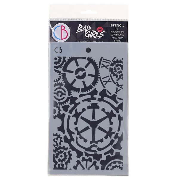 Texture Stencil 5 x8  Gears Online Hot Sale