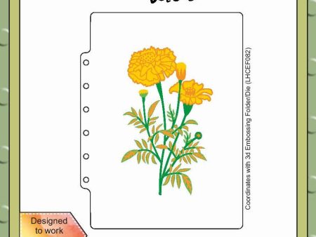 5x7 Marigold Layering Stencils Online Hot Sale