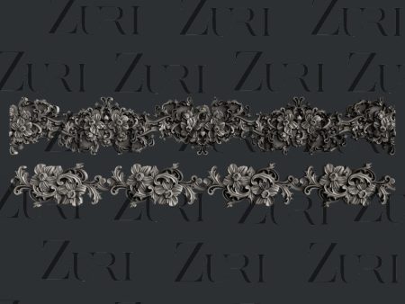 Zuri Designs Floral Borders Set 3 Sale