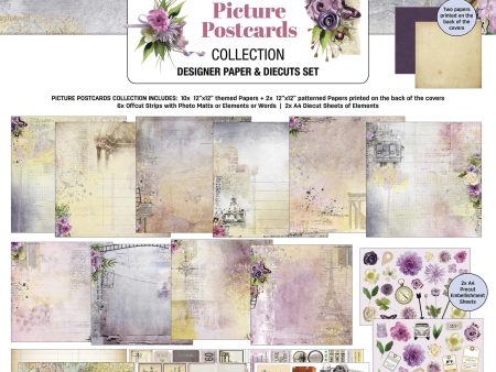 3Quarter Designs - 12  X12  Paper Pack - Picture Postcard For Discount