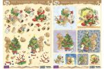 3D Precut Popcorn Bears Christmas Tree and Presents Online Sale