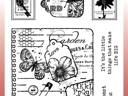 Woodware Clear Singles Garden Journal 4 in x 6 in Stamp Cheap