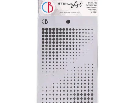 Texture Stencil 5 x8  Dots & Diamonds Hot on Sale