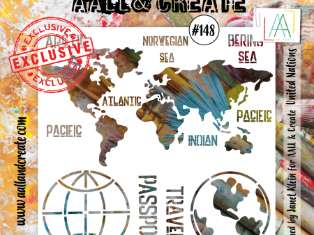 AALL and Create Stencil - 148 - United Nations For Discount