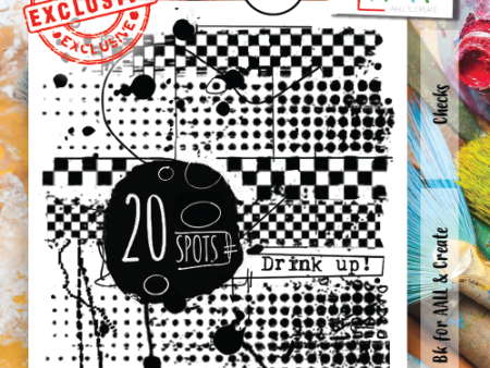 AALL and Create Stamp Set - 291 - Checks Hot on Sale