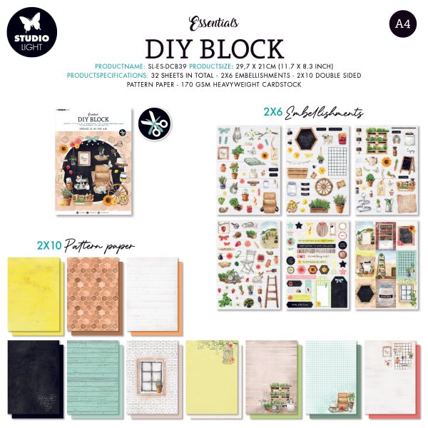 SL DIY Block Spring Is In The Air Essentials 297x210x8mm 32 SH nr.39 Online