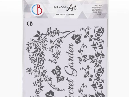 Ciao Bella Texture Stencil 8 x8  Secret Garden Online Hot Sale