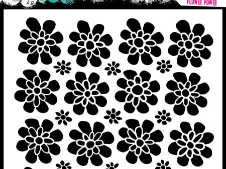 ABM Mask Flower Power Signature Collection 203.2x203.2x1mm 1 PC nr.210 Online Hot Sale