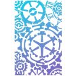 Texture Stencil 5 x8  Gears Online Hot Sale