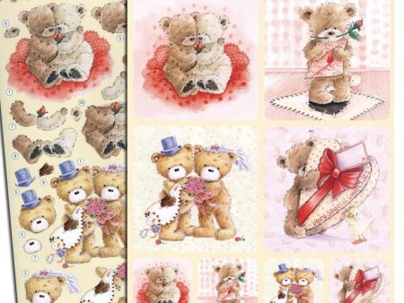 3D Precut Popcorn Bear-Romantic For Cheap