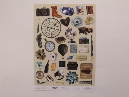 Elements Sheet -  Vintage Man  on Sale