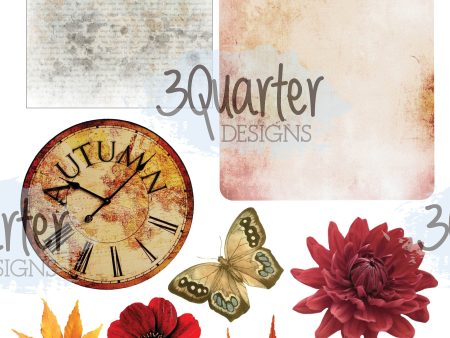 3Quarter Designs - Mini Project Sheet - Autumn Butterfly Supply