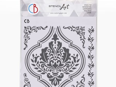 Ciao Bella Texture Stencil 8 x8  Insignia on Sale