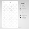 Texture Stencil 5 x8  Sangallo Lace Online Sale