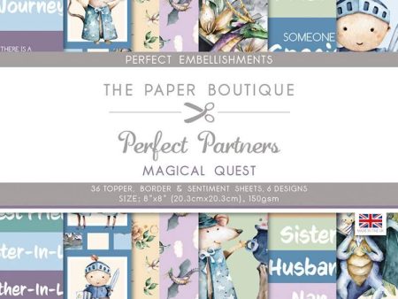 The Paper Boutique Perfect Partners - Magical Quest 8 in x 8 in Embellishments Supply