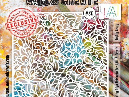 AALL and Create Stencil - 80 - Lushly Leafy Online