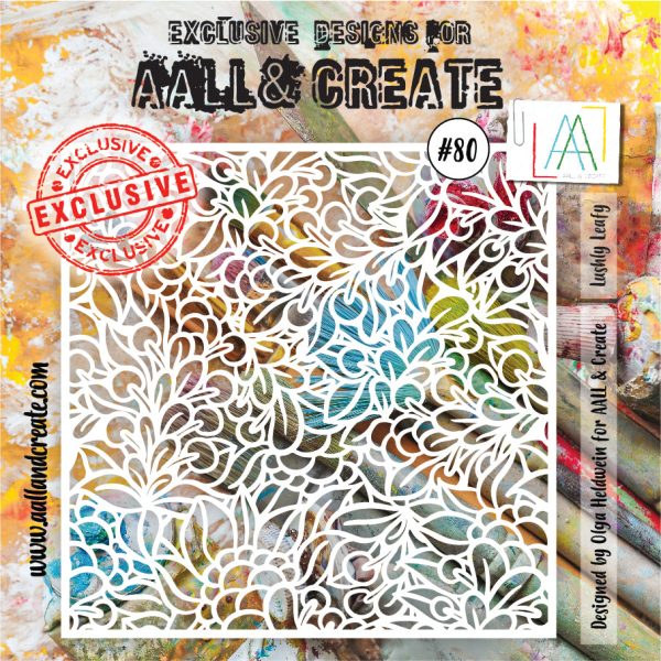 AALL and Create Stencil - 80 - Lushly Leafy Online