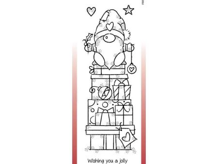 Woodware Clear Singles Gnome Gifts 8 in x 2.6 in Stamp Online Sale