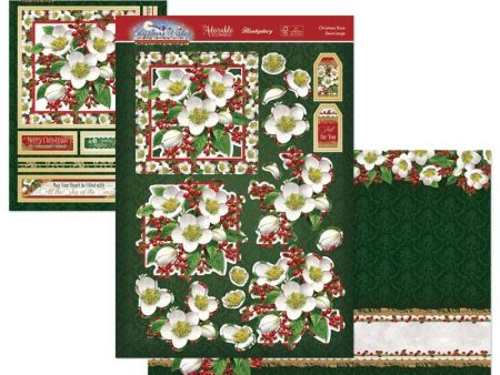 Christmas Wishes Deco-Large Set - Christmas Rose Discount