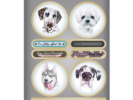 Pawprints On Your Heart Card Topper Sheet Online