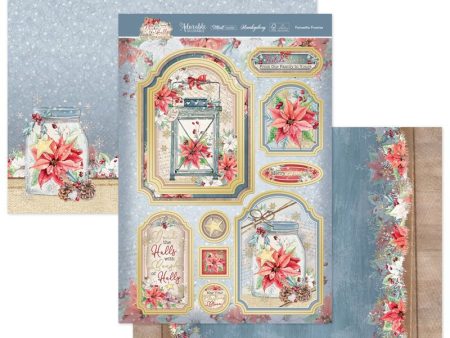 Poinsettia Promise Luxury Topper Set Online now